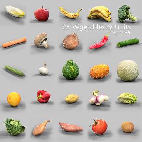 25 Vegetables & Fruits